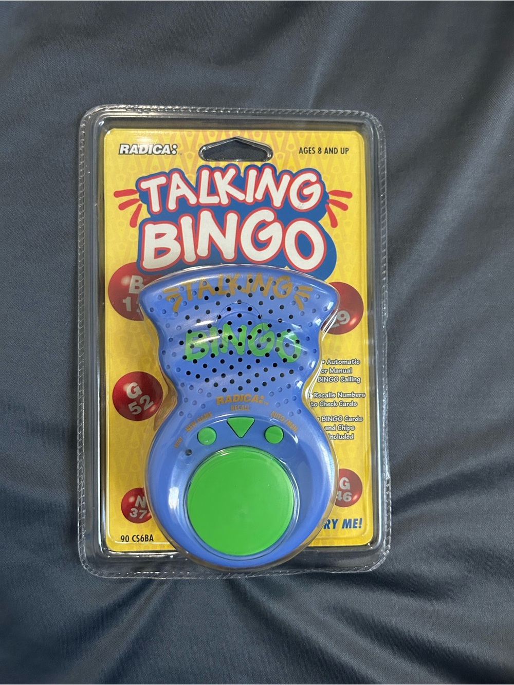 Vintage Radica Talking Bingo Electronic Game Model 90CS6BA